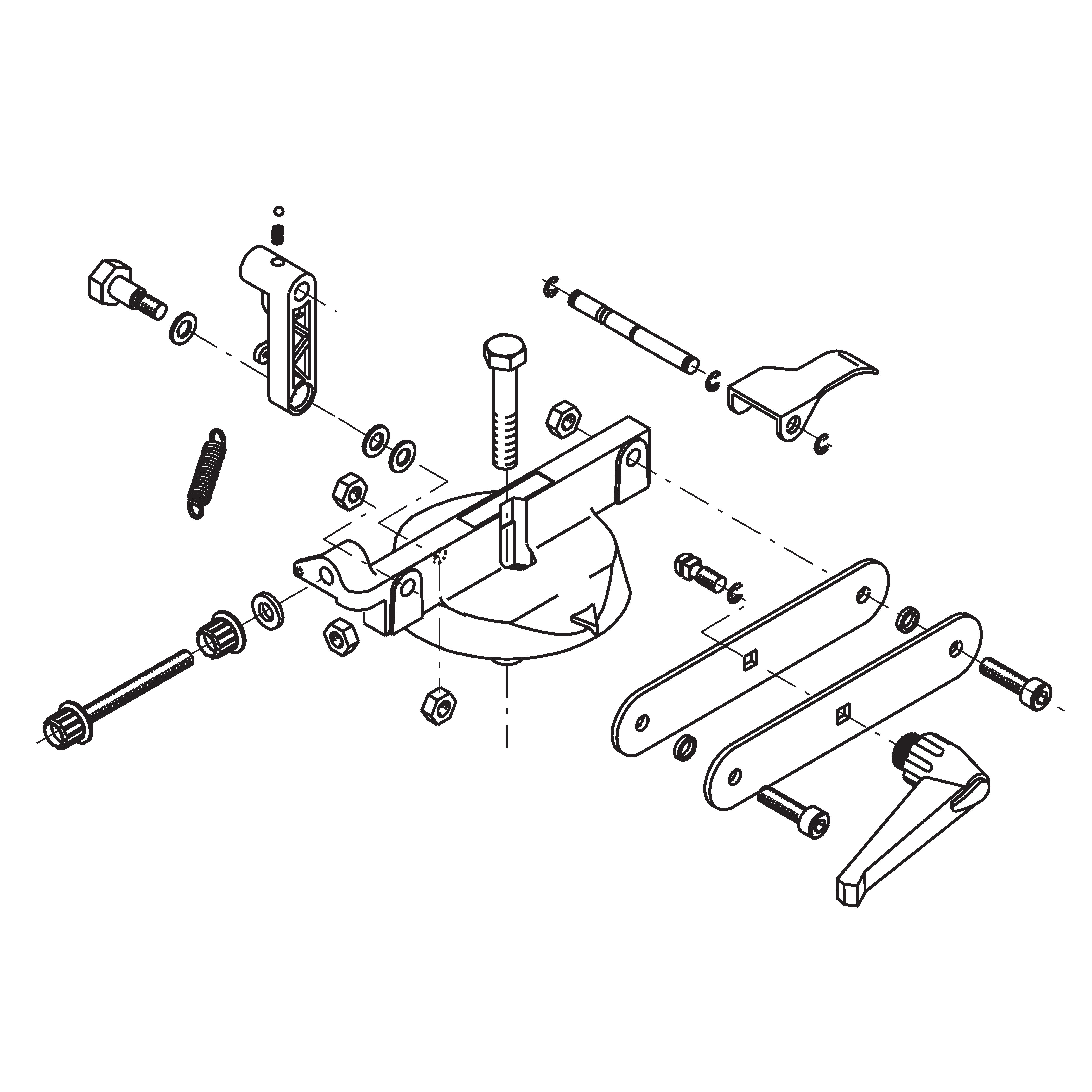 Complete Vise Kit Assembly – suits Tecomec grinders