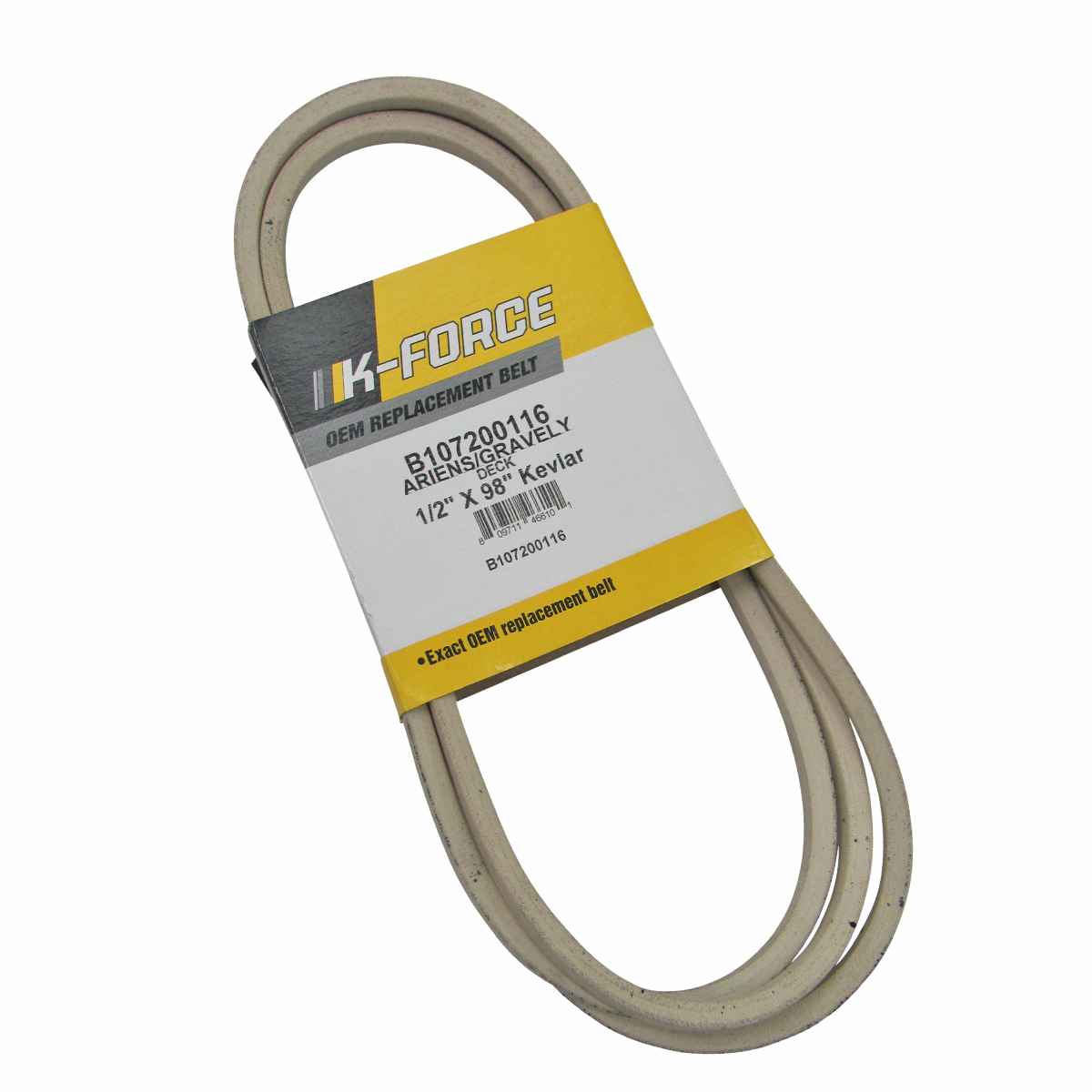 OEM Spec Belt – Ariens/Gravely – 1/2″ x 98″ I.D