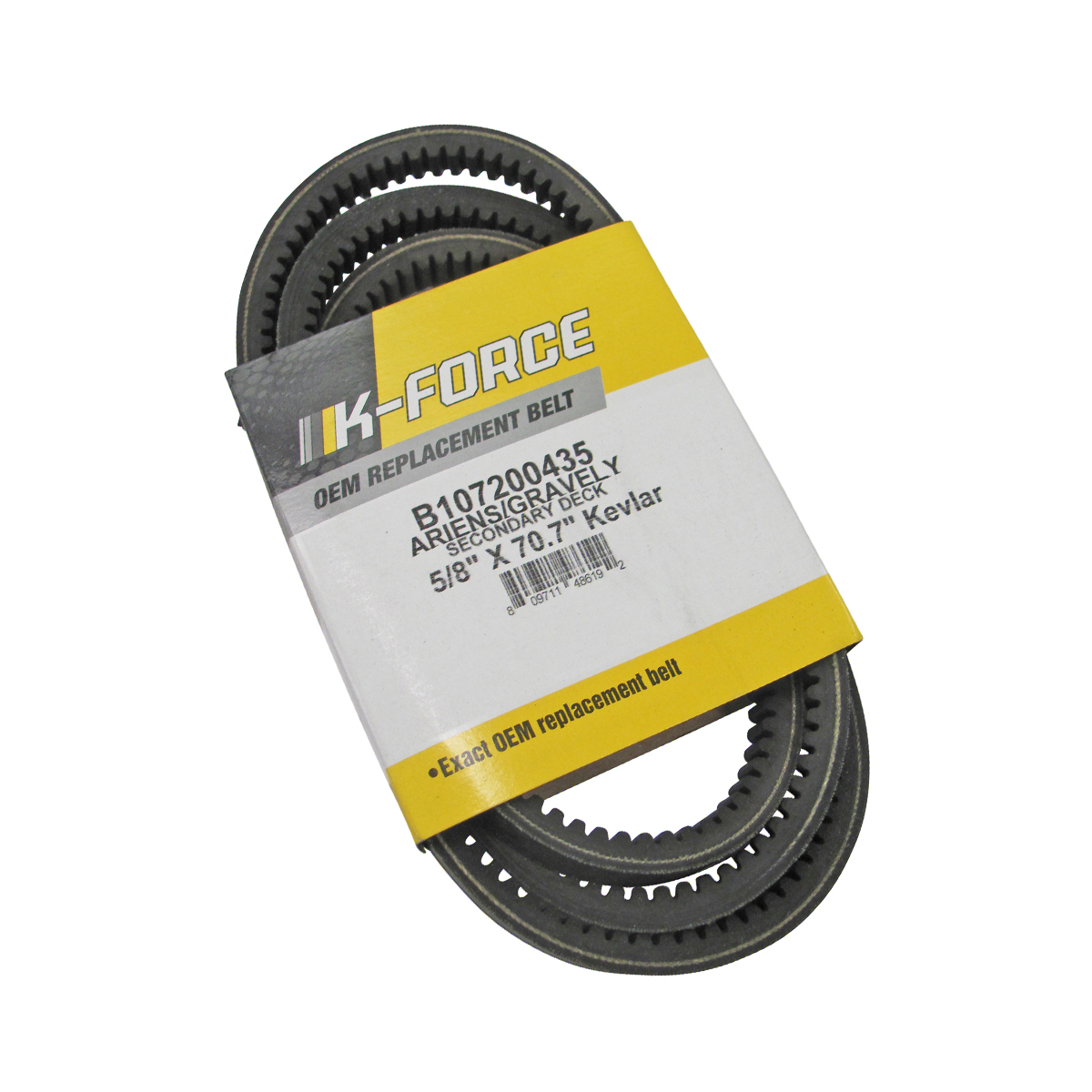 OEM Spec Belt – Ariens/Gravely – 5/8″ W x 70.7″ I.D