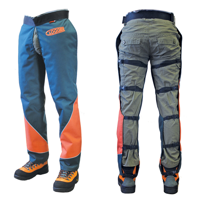 Clogger Defender Pro Chainsaw Chaps – Zipped M