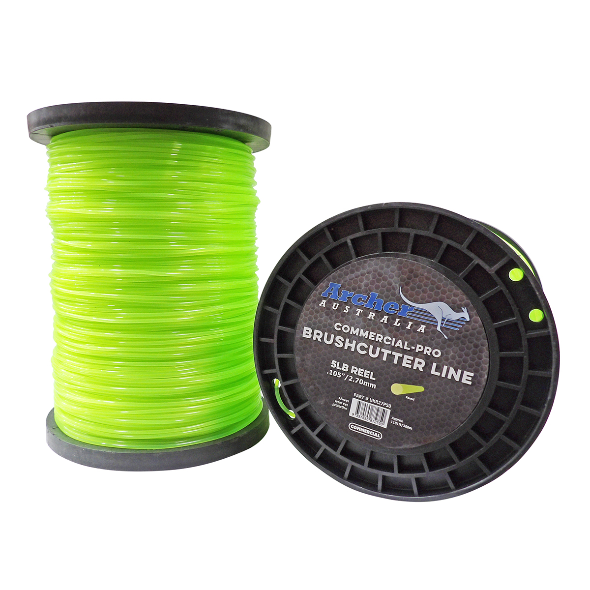 Archer Commercial-Pro Round Nylon Line – 4.00mm/.155″ – 5lb Reel