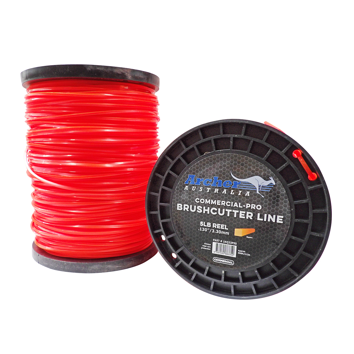 Archer Commercial-Pro Square Nylon Line – 4.00mm/.155″ – 5lb Reel